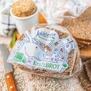 Kraftbrot geschnitten